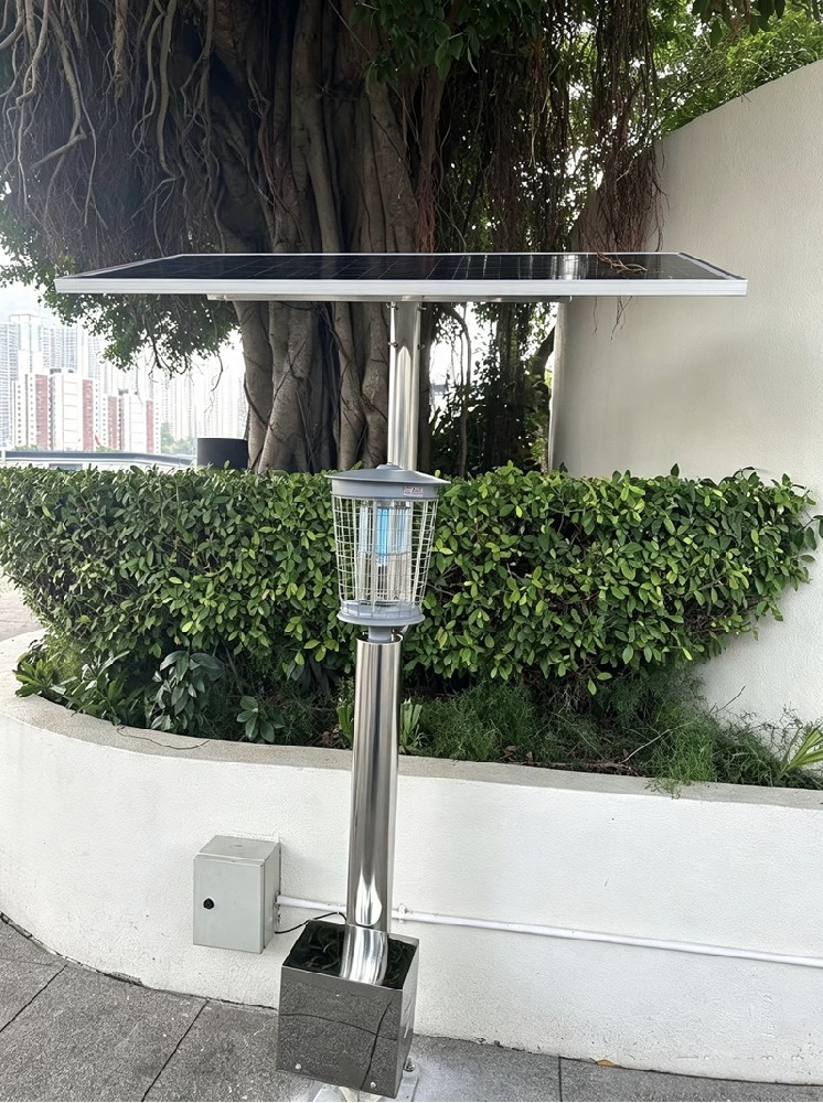 屋苑平台花園太陽能戶外滅蚊燈